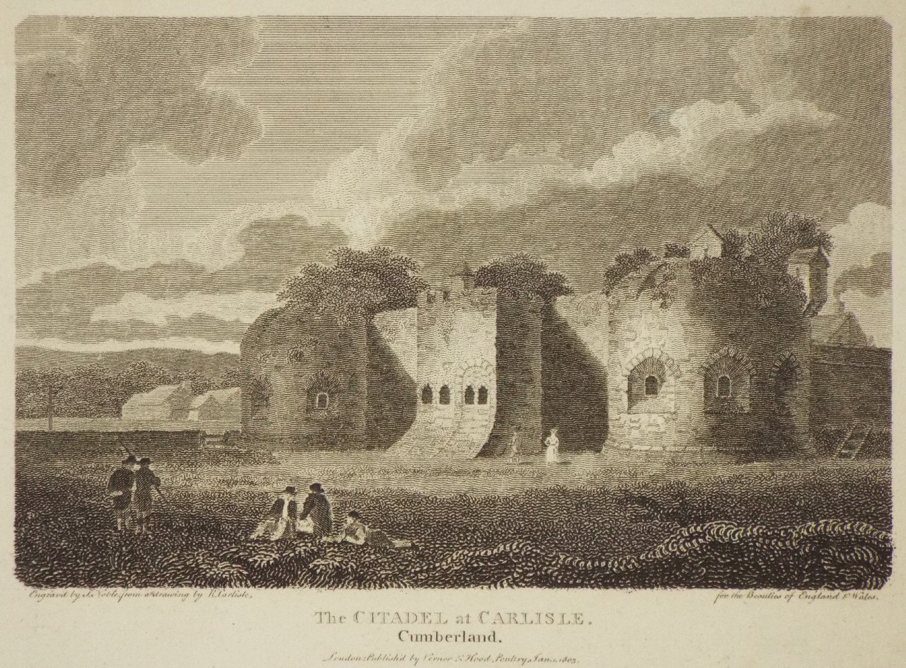 Print - The Citadel at Carlisle, Cumberland. - Noble